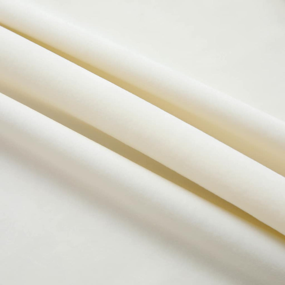 Vidaxl curtains blackout 2 pcs with hooks 140x175 cm velvet cream