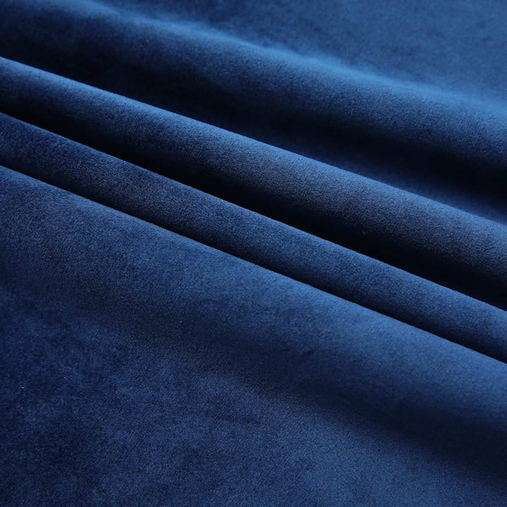 Vidaxl blackout curtain with hooks 290x245 cm velvet blue