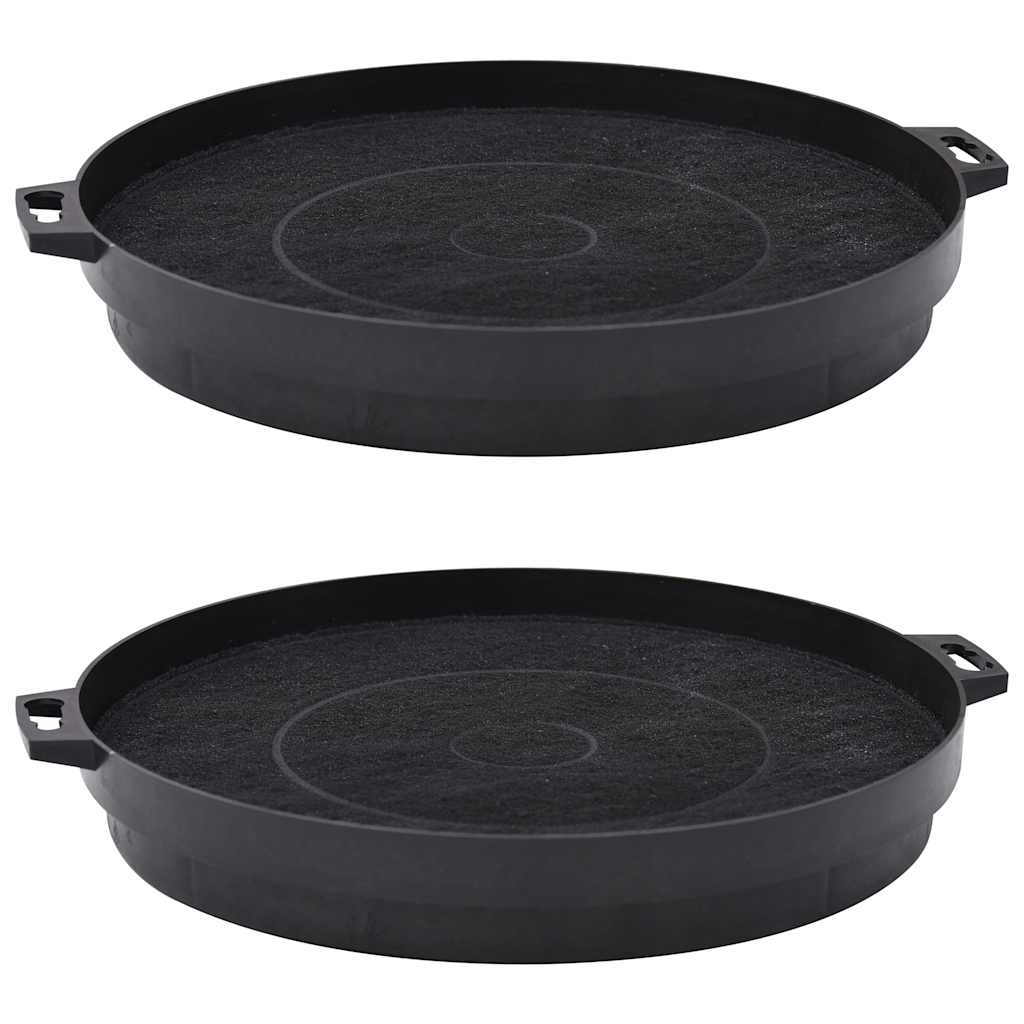 Vidaxl uhlíkové filtry pro kapuci extraktoru 2 ks 210 mm