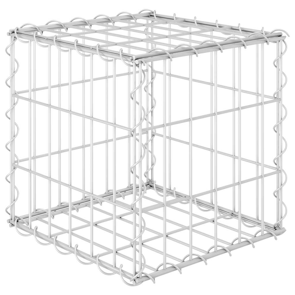 Vidaxl gabion planter raised cube 30x30x30 cm steel wire