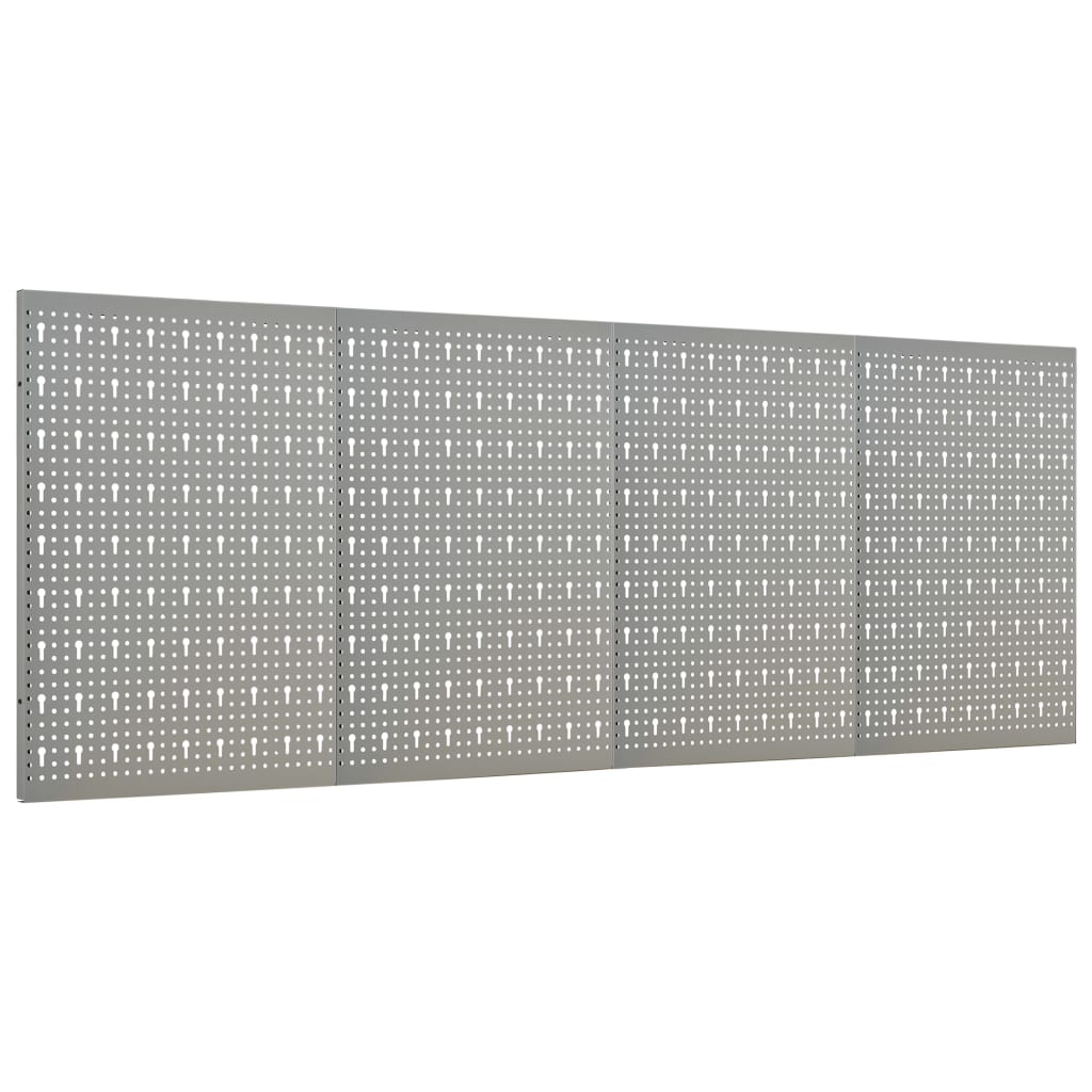 Vidaxl Gaartjenspanelen -Wand -montiert 4 Stcs 40x58 cm Stahl