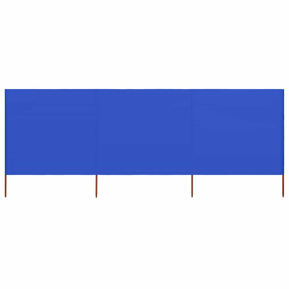 Parabrisas Vidaxl 3 paneles 400x120 cm tela azul azul
