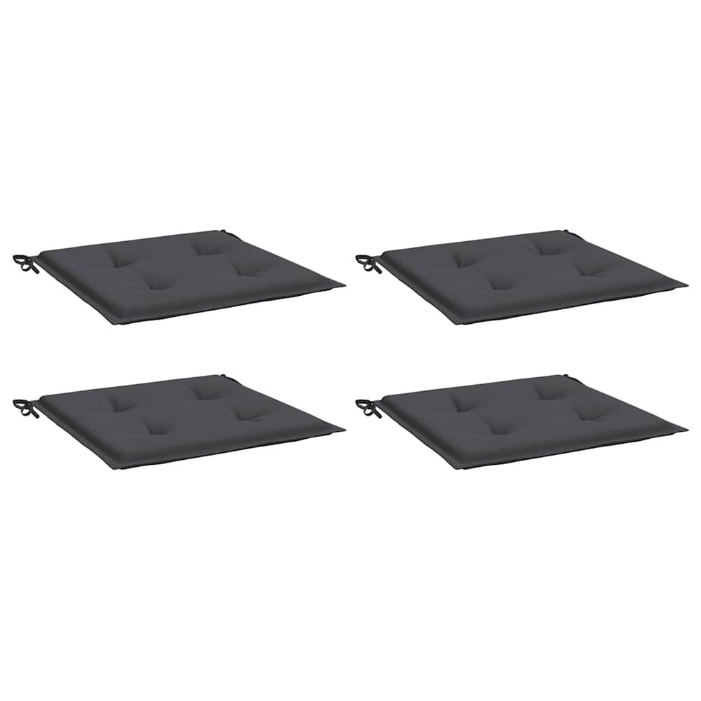 Vidaxl garden chair cushions 4 pcs 40x40x4 cm oxford fabric anthracite-colored