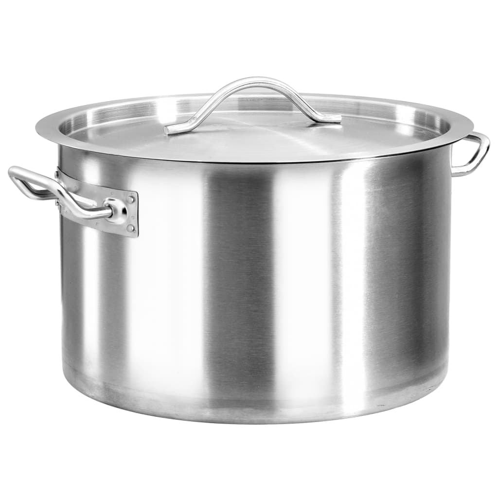 Vidaxl Cooking Pot 24 L 36x24 cm Stainless Steel