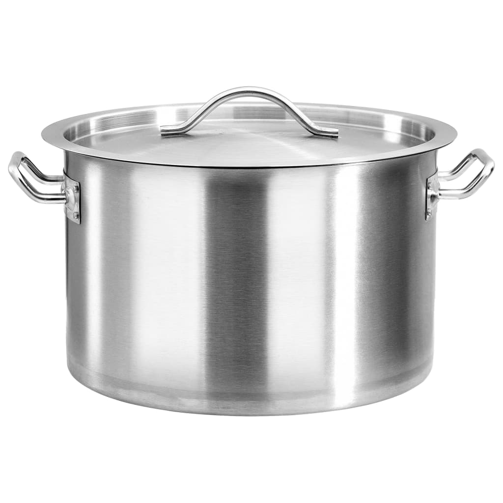 Vidaxl Cooking Pot 24 L 36x24 cm Stainless Steel