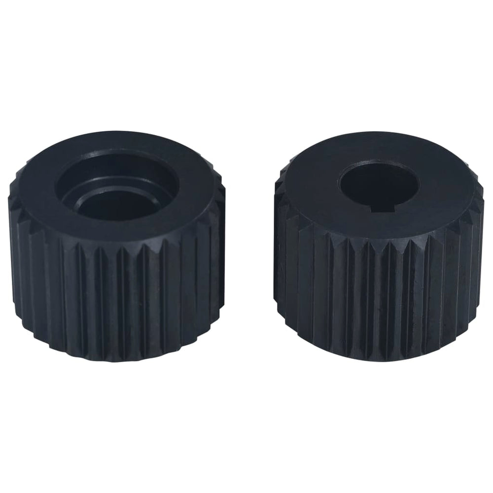 Vidaxl flange nuts for tube beading machine 12 pcs steel