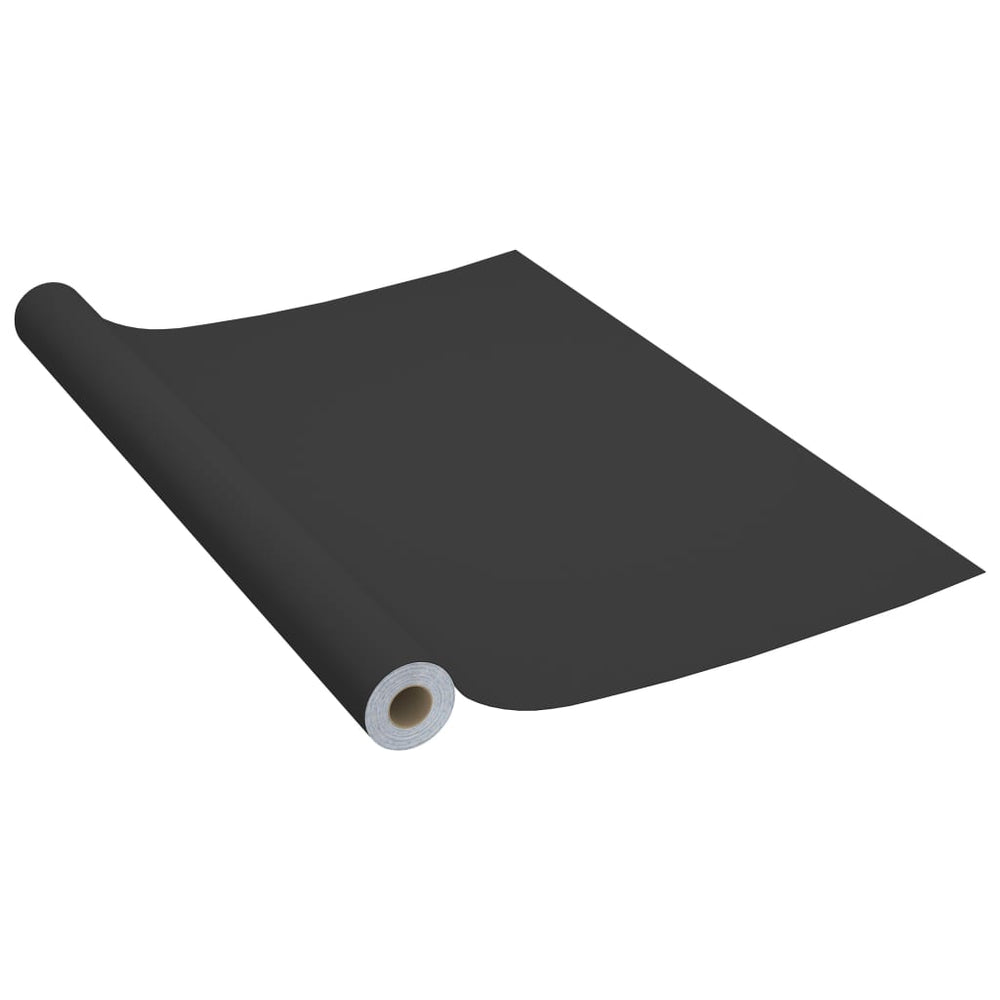Vidaxl furniture film self-adhesive 500x90 cm PVC black