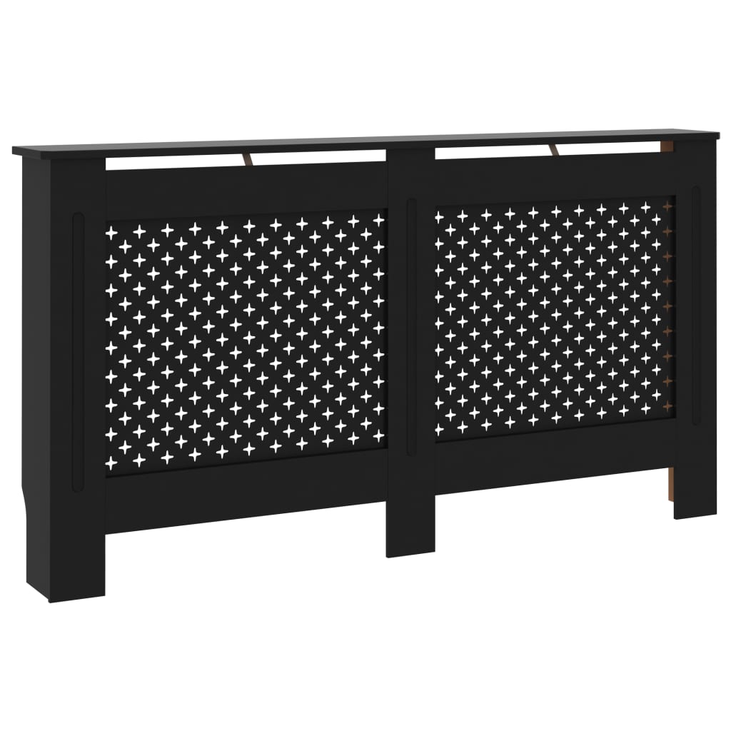 Vidaxl radiator cover 152x19x81.5 cm MDF black
