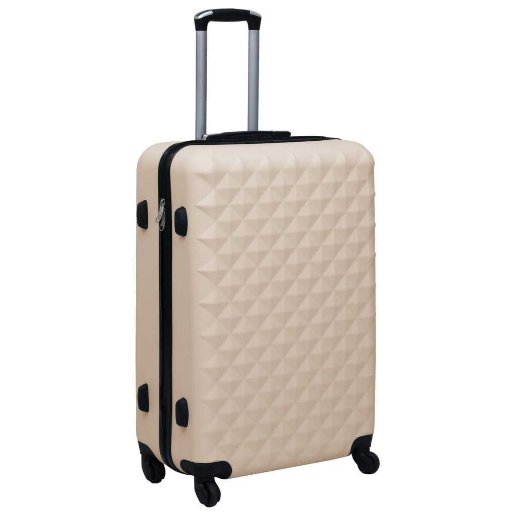 Vidaxl Hard Suitcase ABS Gold colored