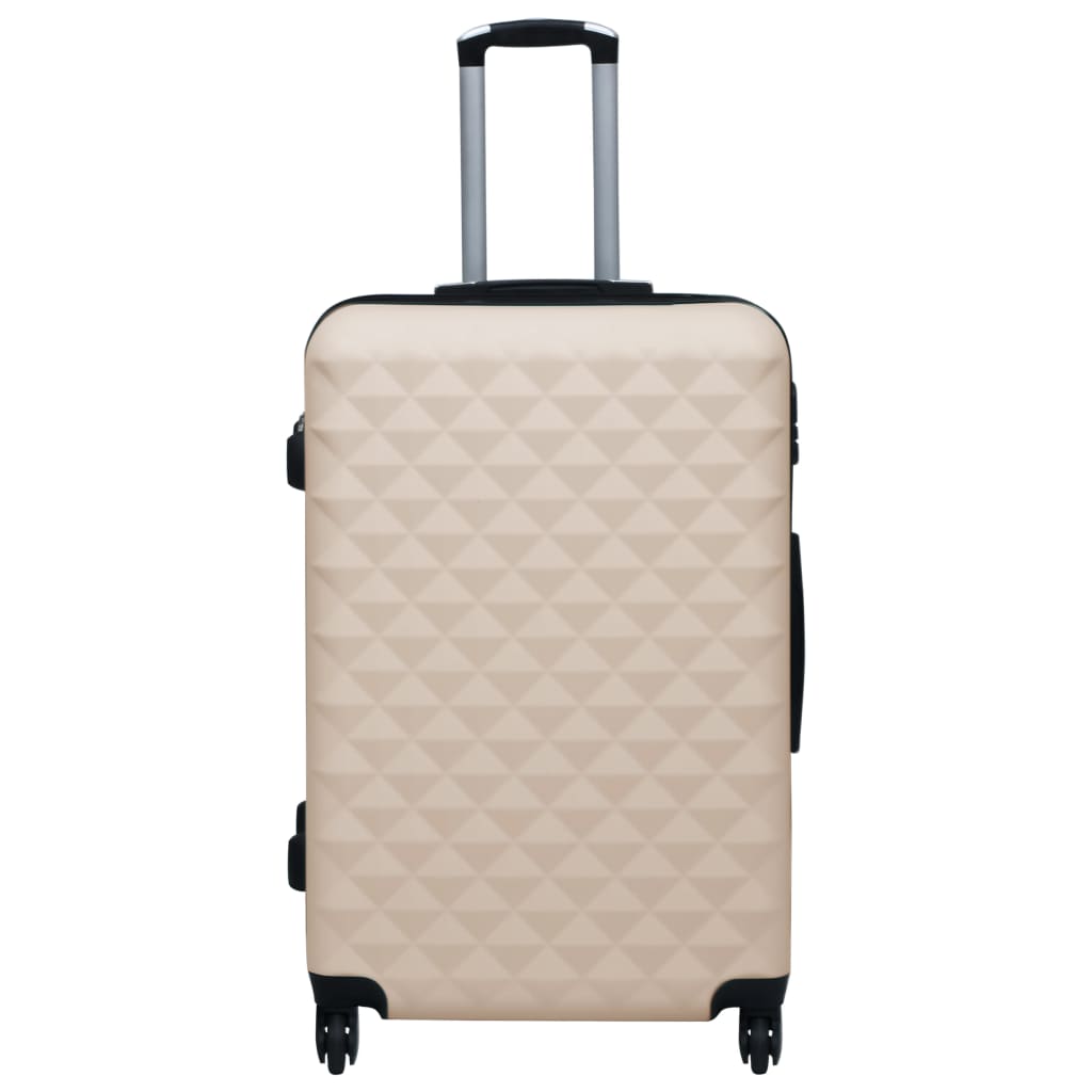 Vidaxl Hard Suitcase ABS Gold colored