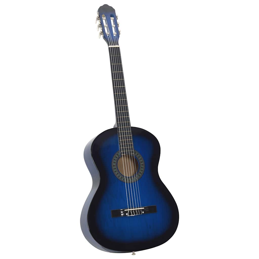Vidaxl Guitar Classic Anfänger 4 4 39 Lindenhout Blau