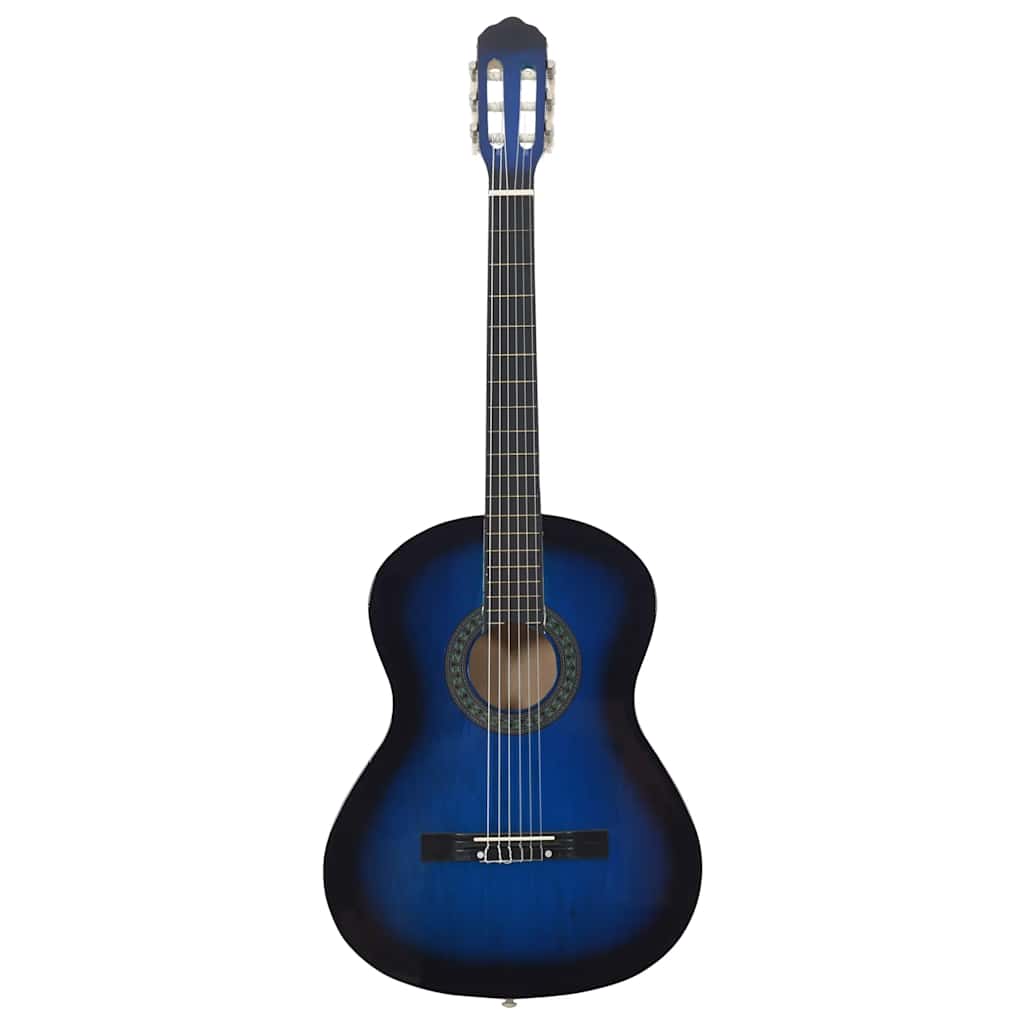 Vidaxl Guitar Classic Anfänger 4 4 39 Lindenhout Blau