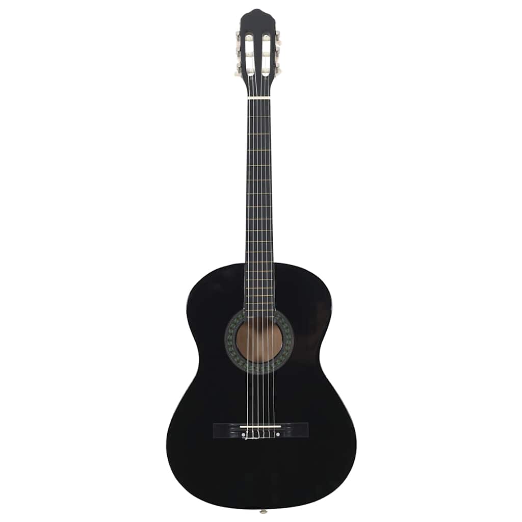 Vidaxl Gitarre Classic Anfänger 4 4 39 Lindenhout Schwarz