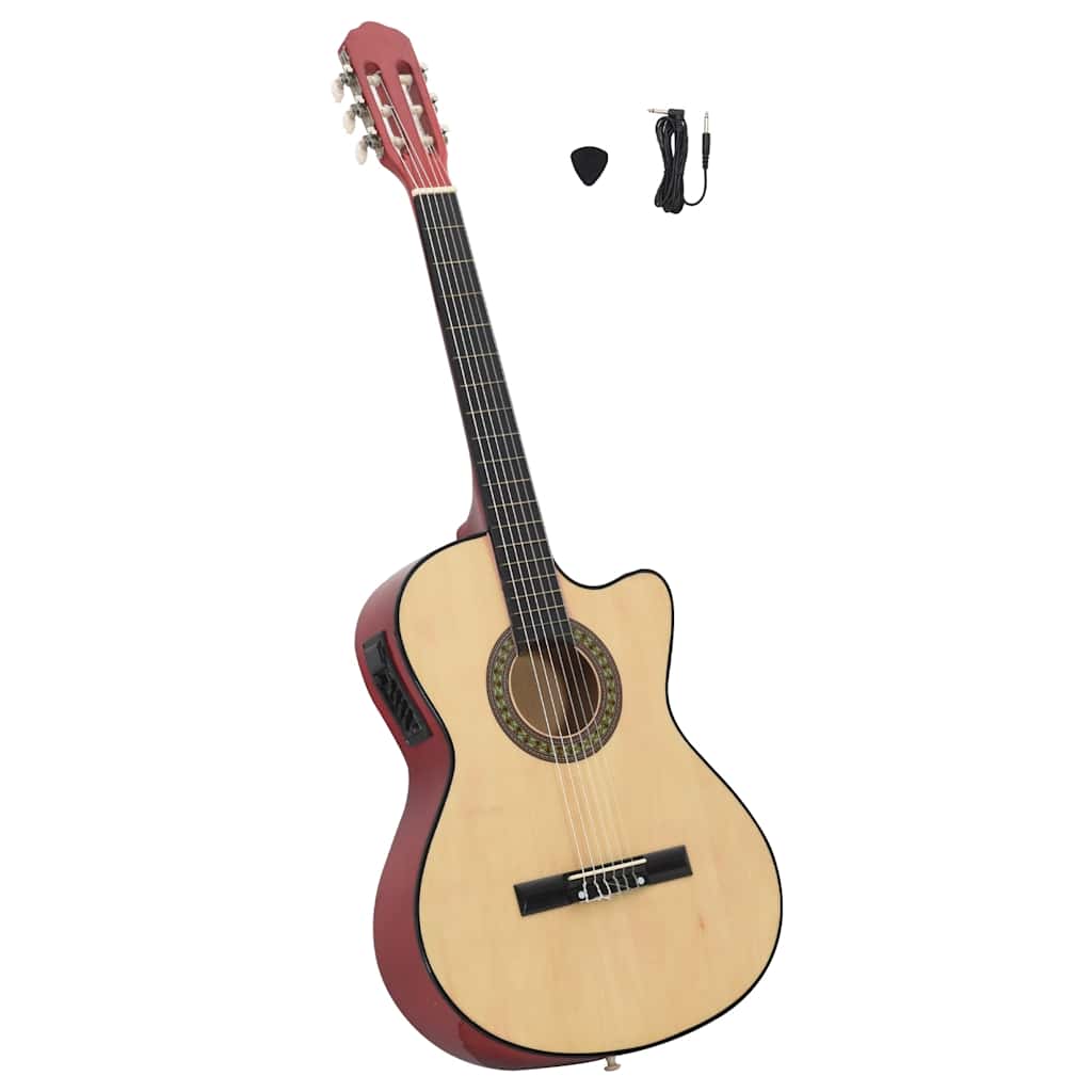 Vidaxl Cutaway-Gitarre mit Equalizer, 6 Saiten, Western-Klassik