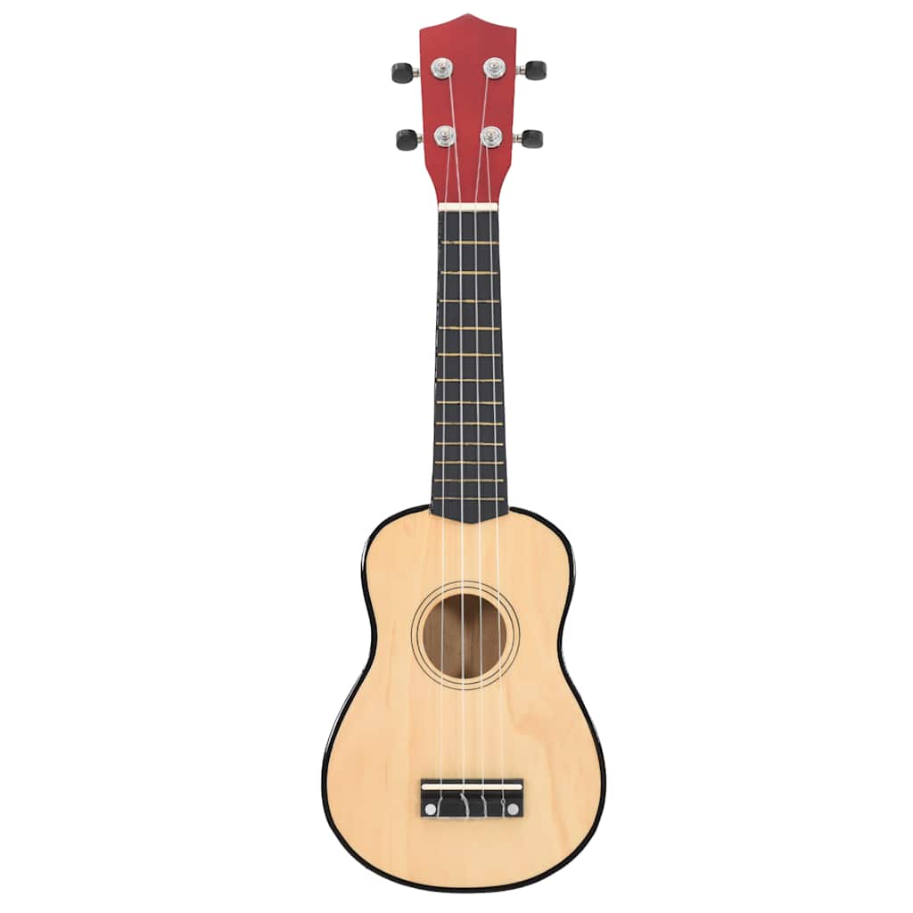 Vidaxl Ukuleleset mit Tasche für Kinder Sopran 21 '' Lightwood Colored