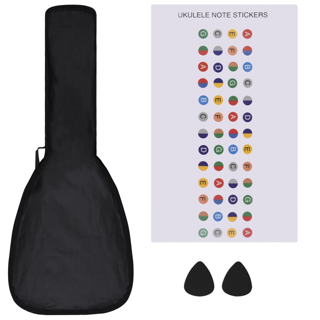 Vidaxl Ukulele-Set mit Tasche für Kinder Sopran 21'' blau