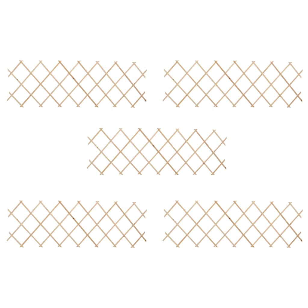 Vidaxl Garden Slat Works 5 St 180x60 cm Vurenhout