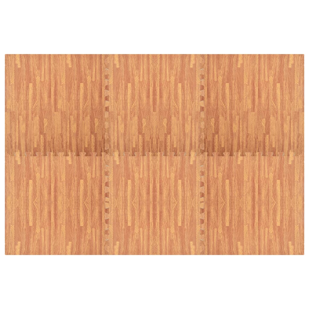 Vidaxl floor mats 6 pcs 2.16 ㎡ eva foam wood grain print