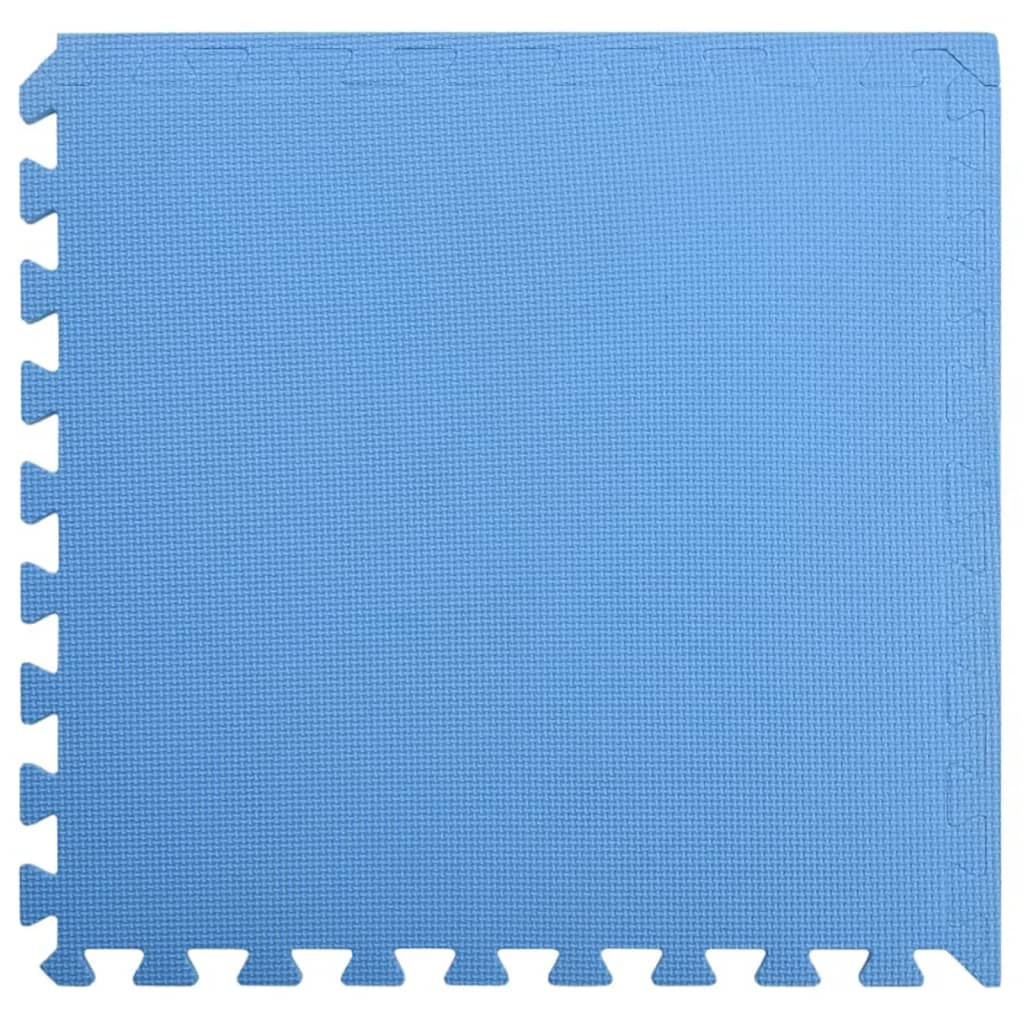 Vidaxl floor mats 12 pcs 4.32 ㎡ eva foam blue
