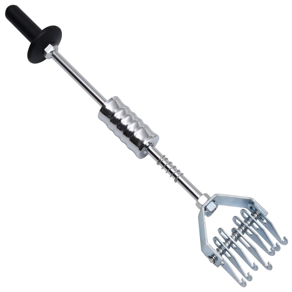 Vidaxl sliding hammer with multi claw 65 cm carbon steel
