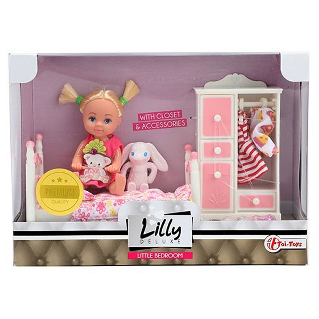 Ensemble de jeu pour chambre de poupée ado Lilly