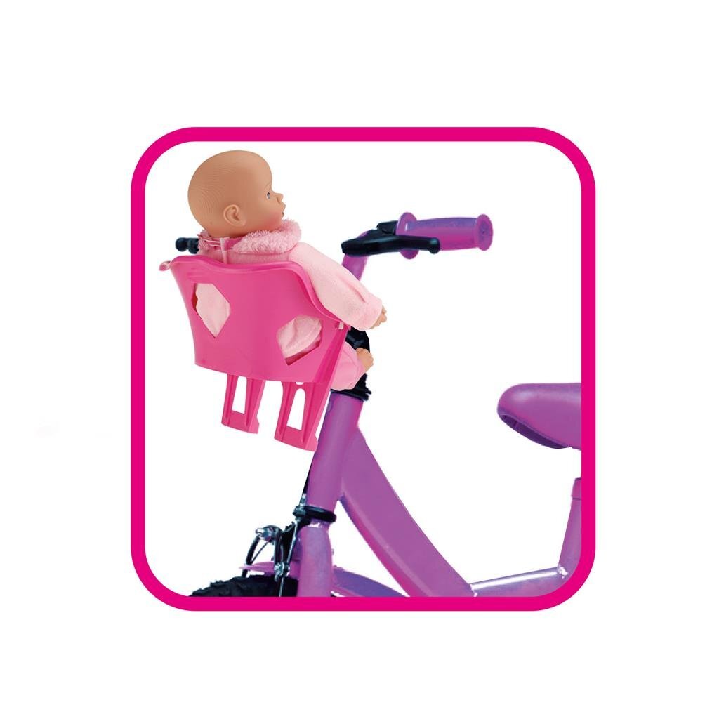 Cute baby doll bicycle seat pink
