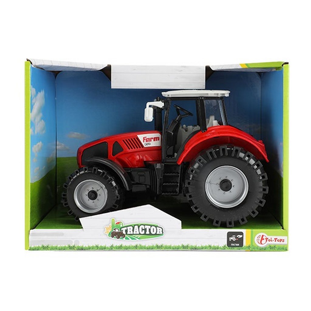 Trattore con frizione 19 cm rosso nero