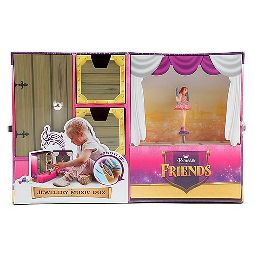 Princess friends music jewelry box