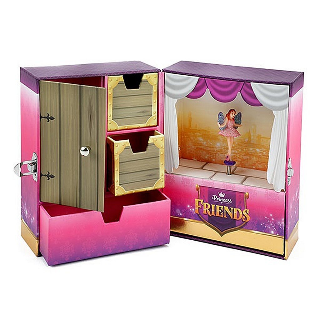Princess friends music jewelry box