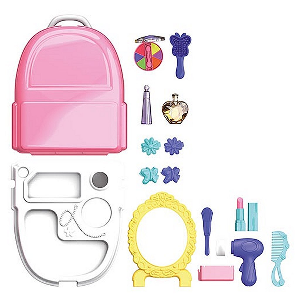 Van der Doelen Princesses beauty set backpack 19-piece