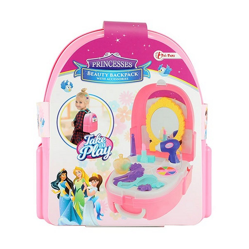 Van der Doelen Princesses beauty set backpack 19-piece