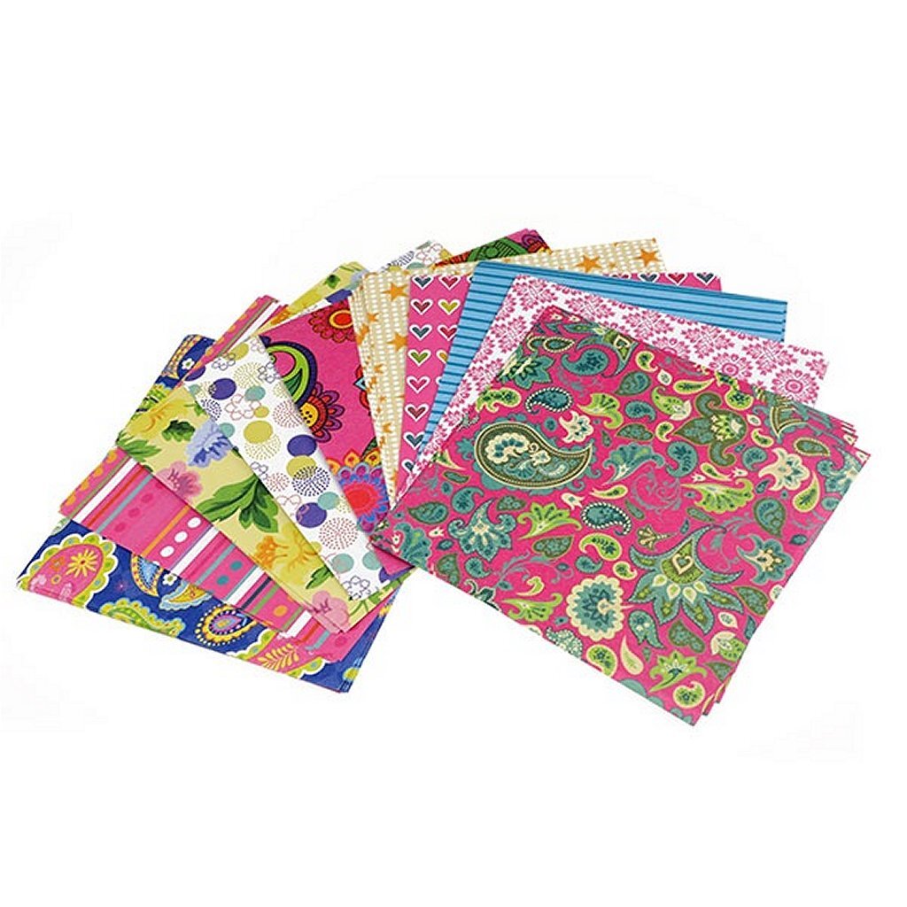 Toi-toys craft paper set 100 printed sheets 20x20cm