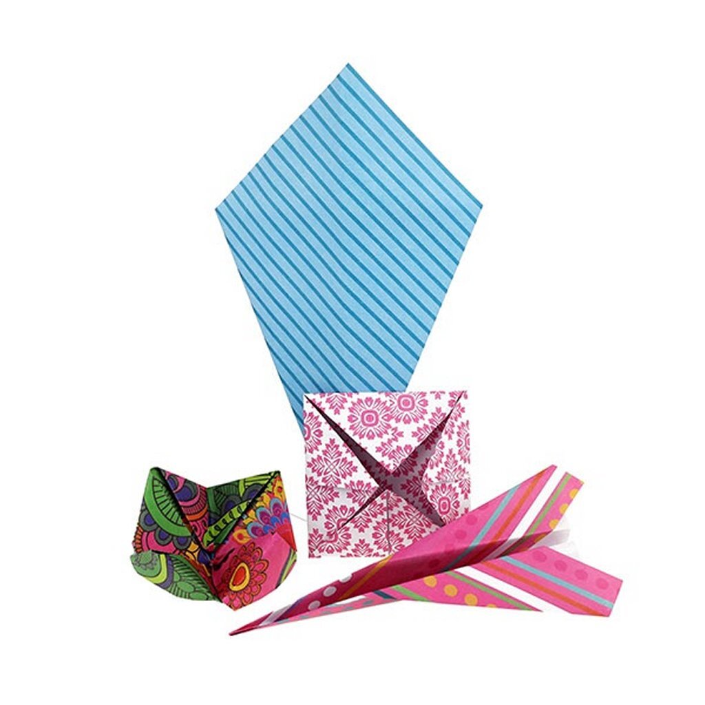 Toi-toys craft paper set 100 printed sheets 20x20cm