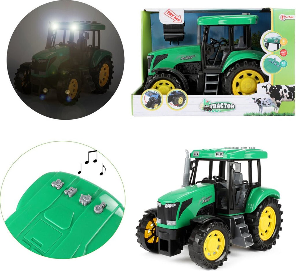 Trattore grande 27 cm con luci e suoni