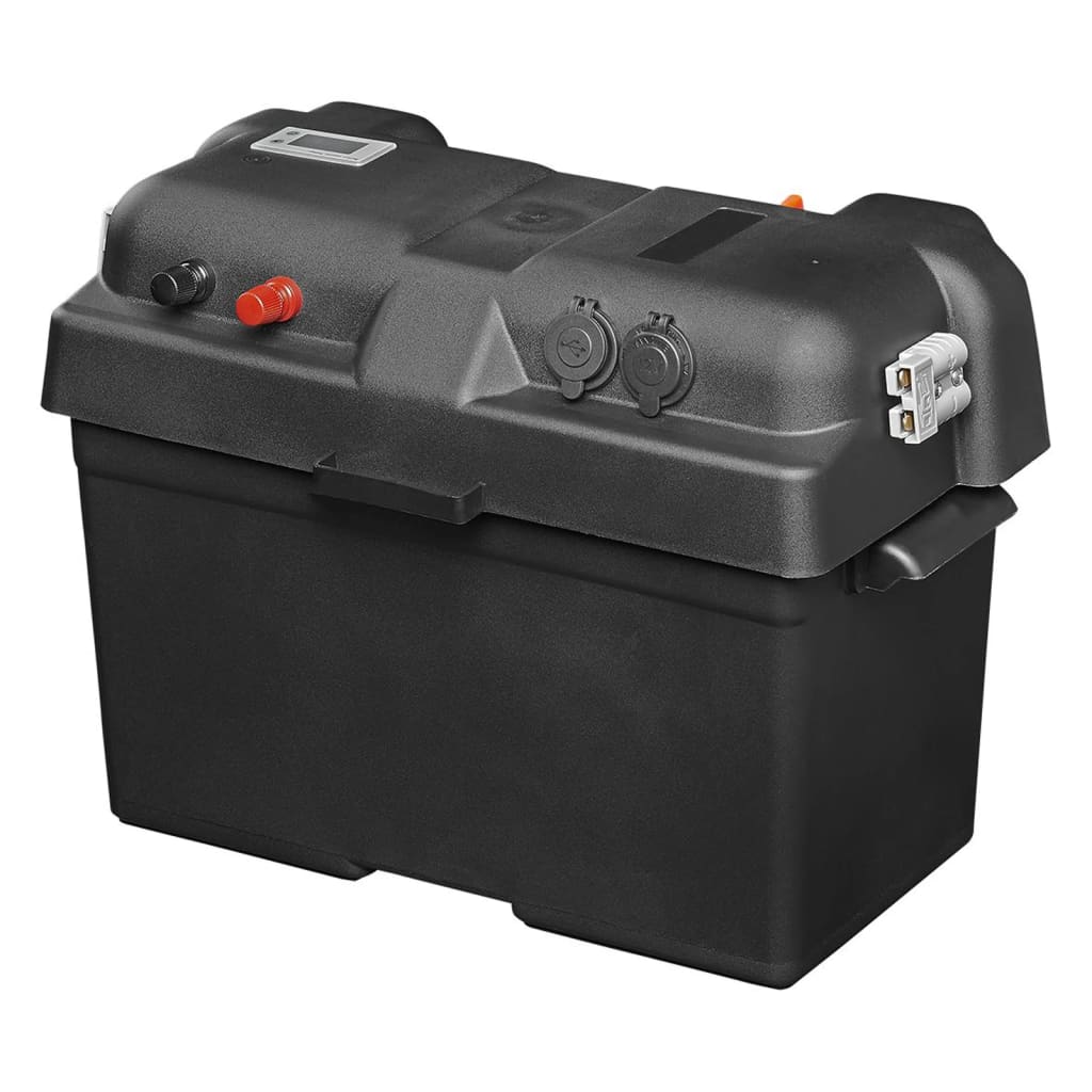 Proplus battery box with USB and voltmeter 35x18x23 cm