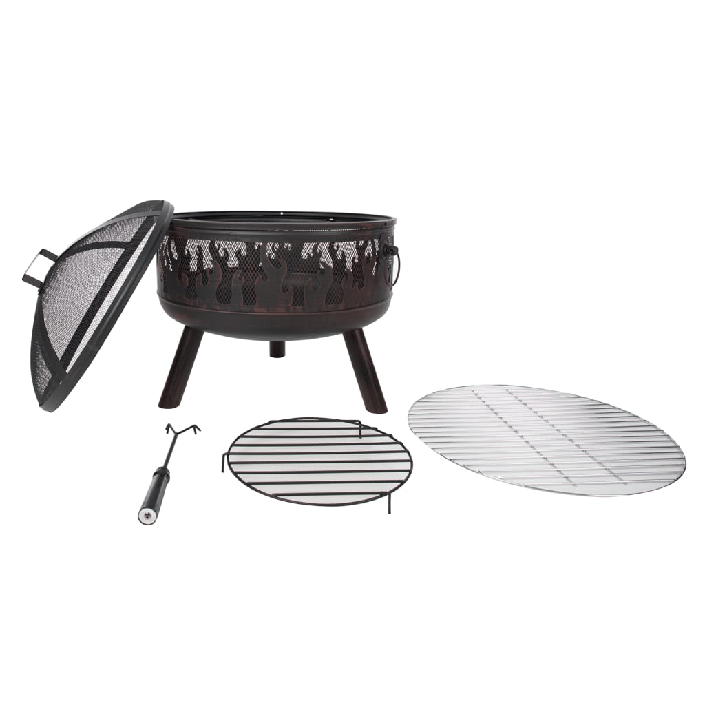 Bronzo in acciaio blazer in acciaio a fuoco rosso.