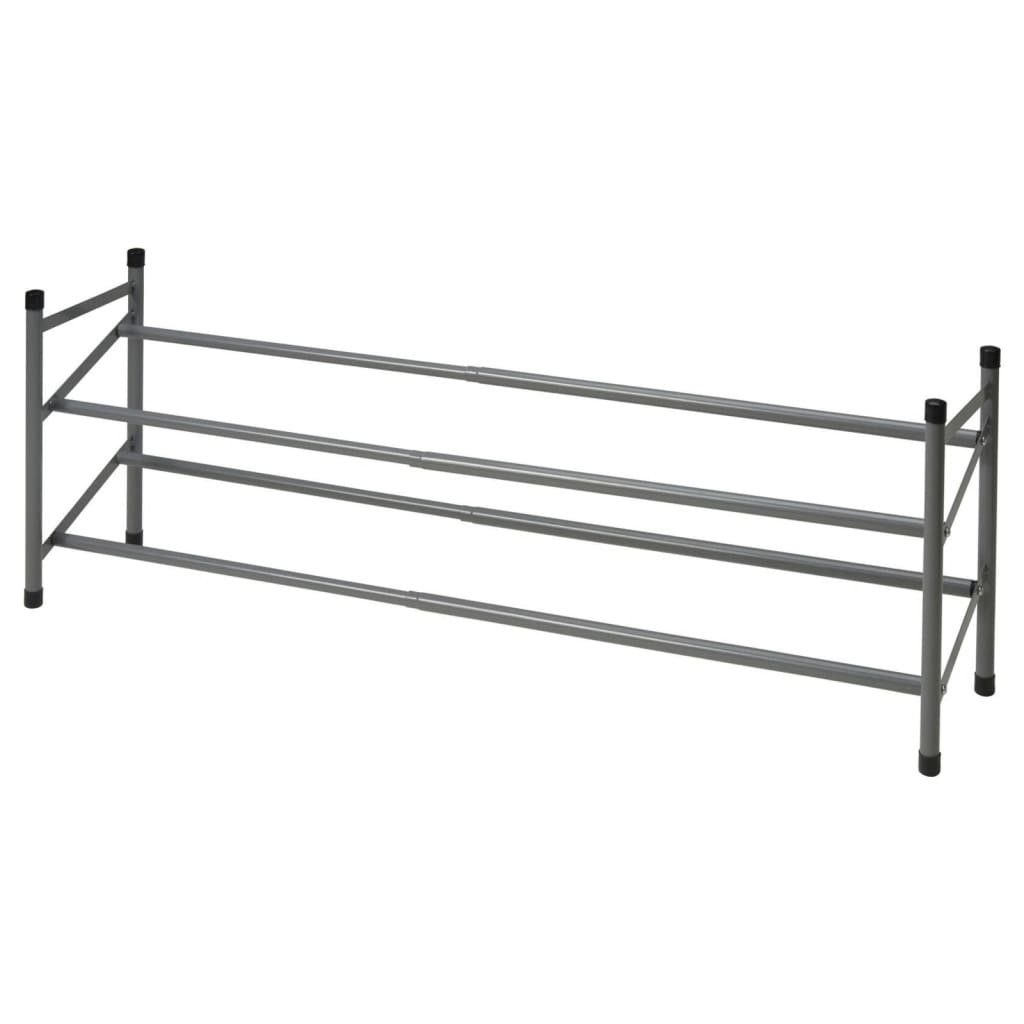 Aufbewahrungslösungsschuh Rack mit 2 Schichten (61,5-115) x23x38 cm