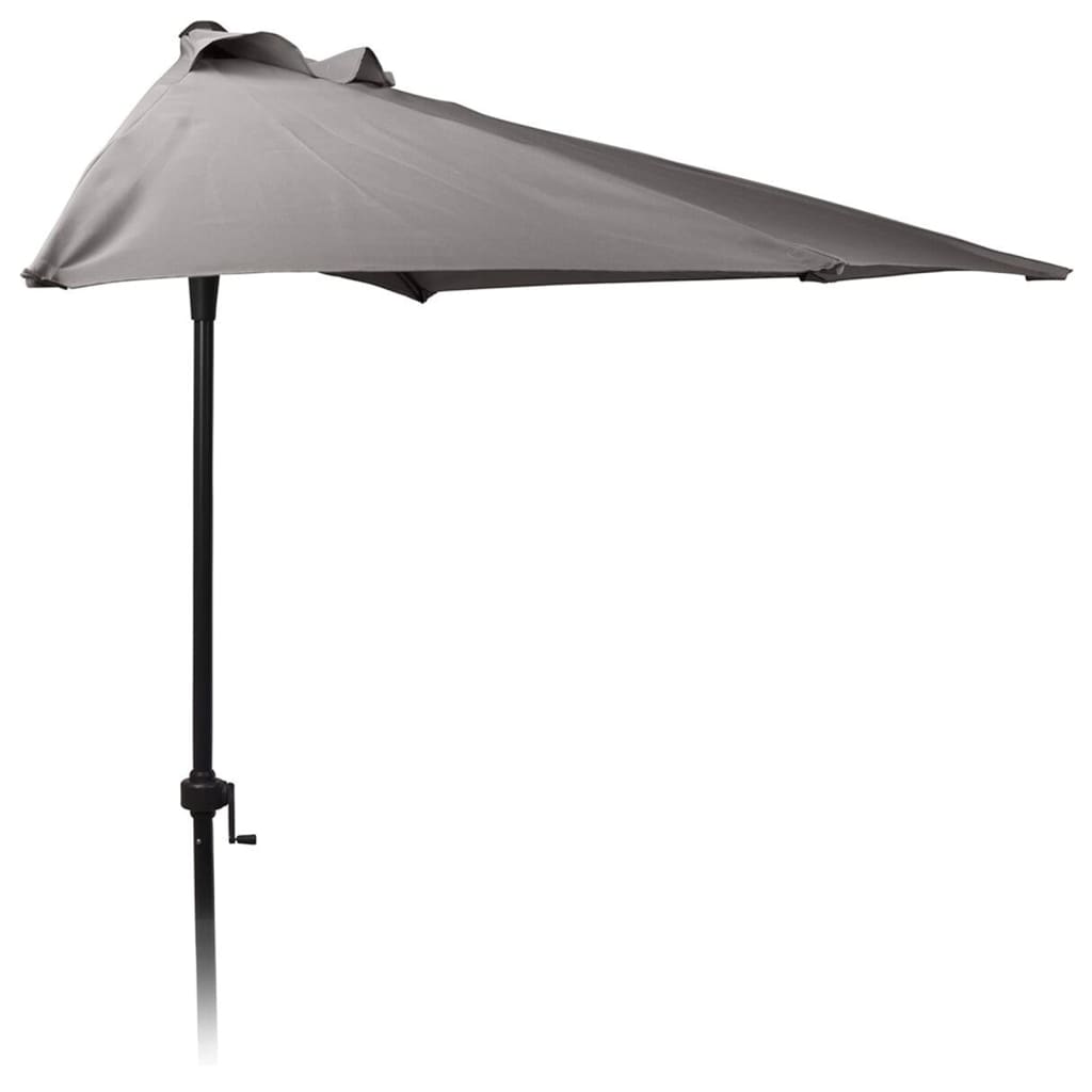 Progarden Progarden Parasol Hémisphère 250 cm de couleur charbon de bois