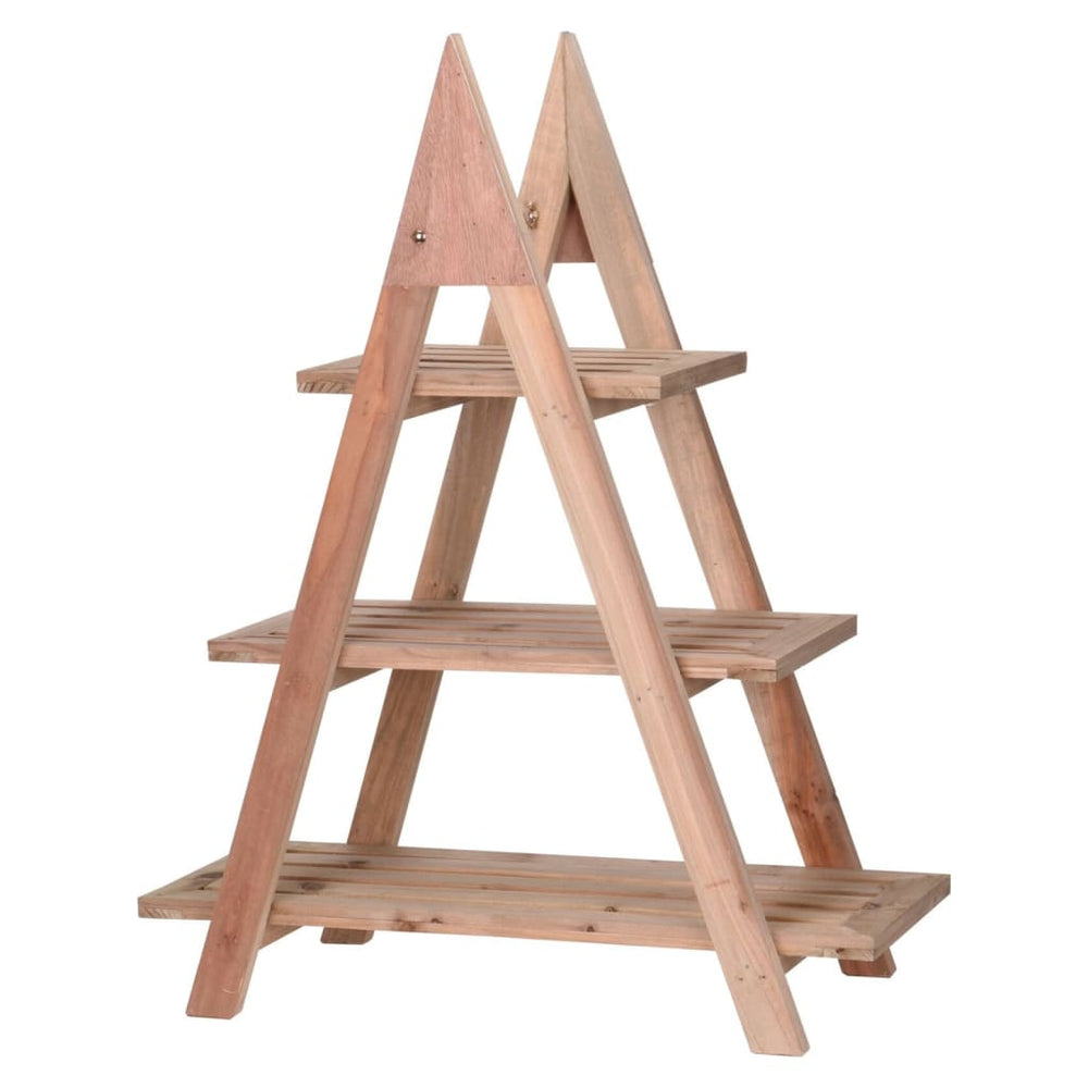 HS -Kollektion Hs Sammelanlage Rack mit 3 Stufen 48x32x79 cm Holz