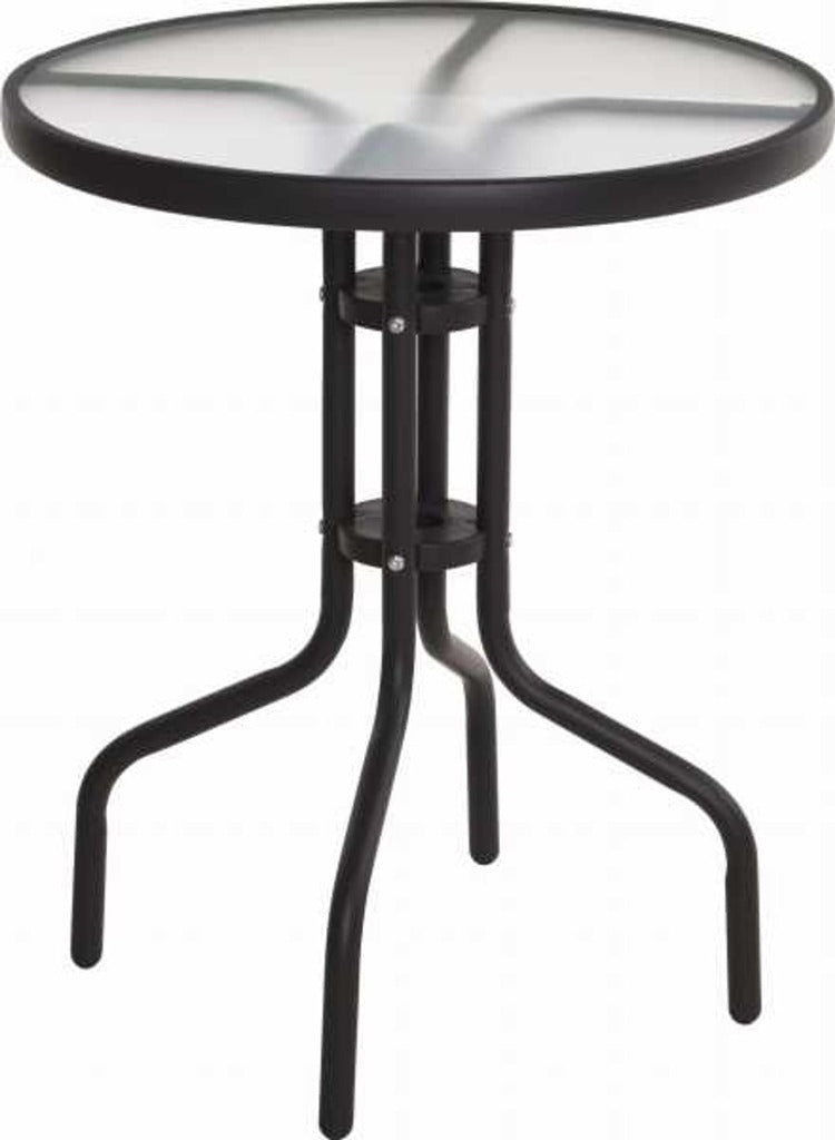 Protagonisti pro giardini tavolo da balcone in vetro 60x70cm