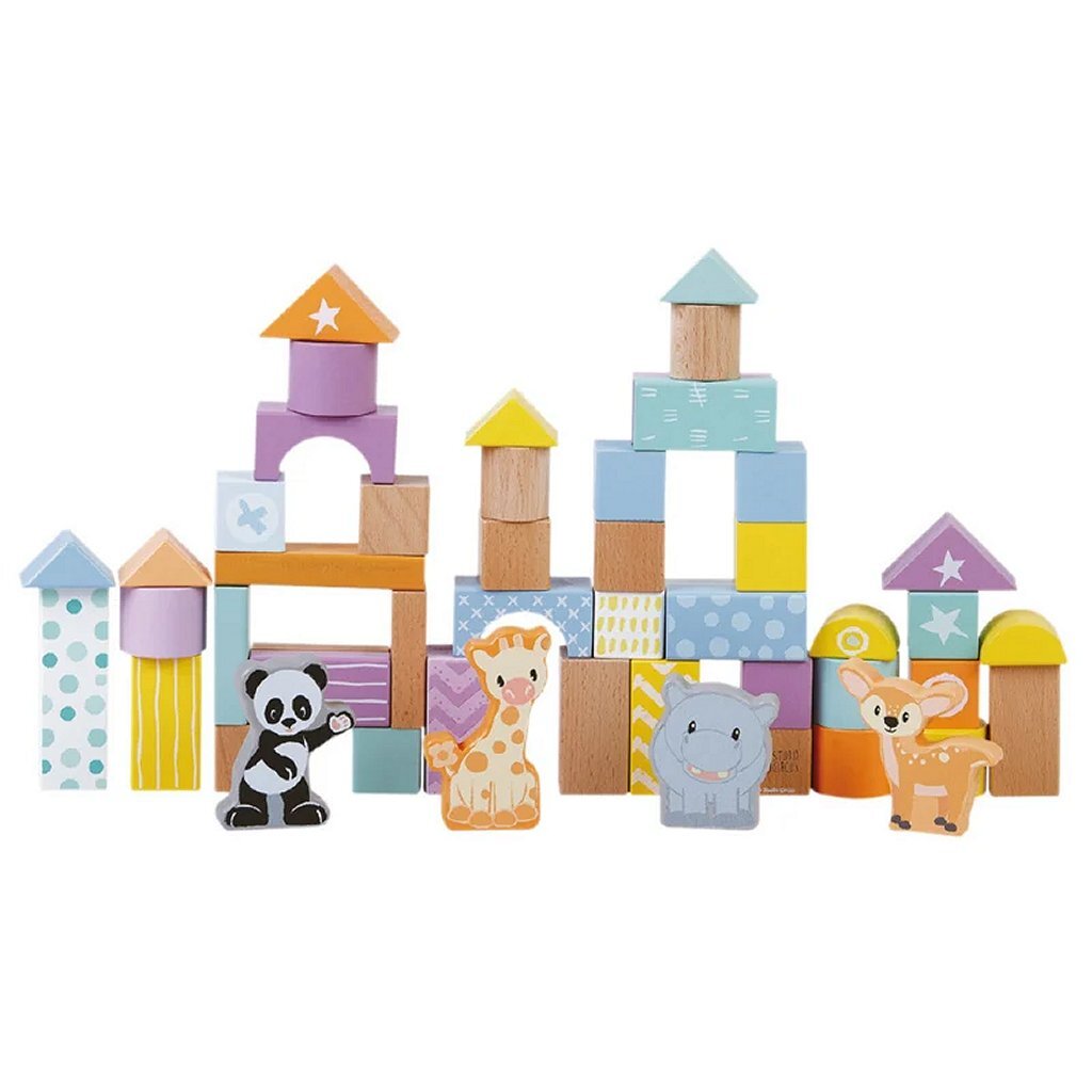 Studiozirkus Holzklötze 50 Stück