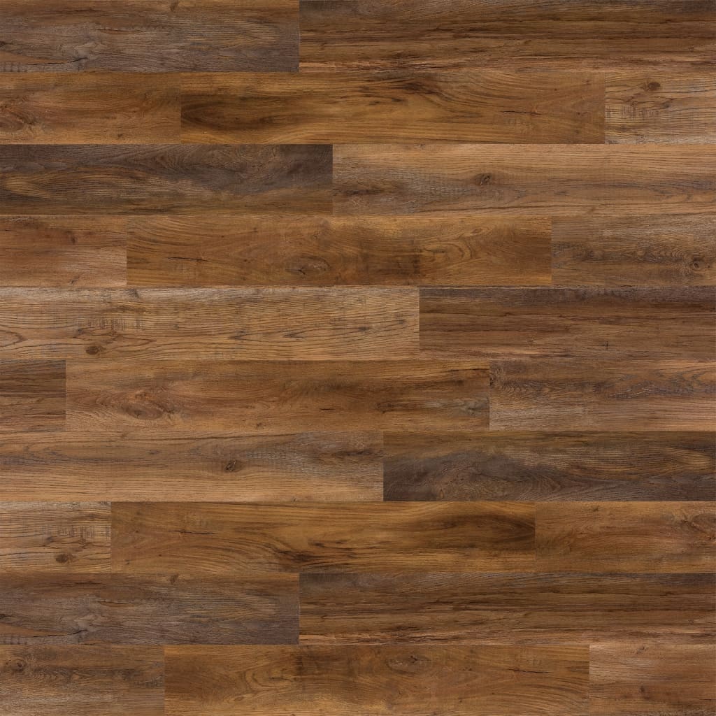 Wallart planks wood-look sandwood oak grinding brown