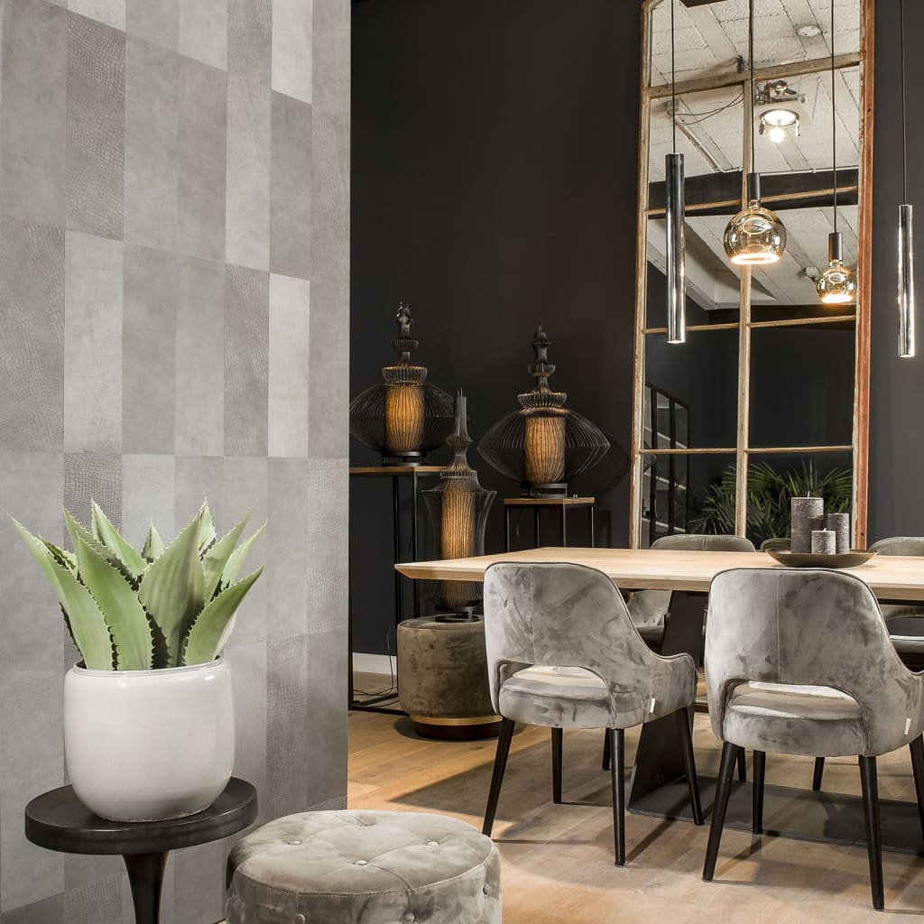 Wallart Wallart 16 St Tegel Lyttelton couro azul cinza