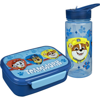 Undercover Paw Patrol set lunch box and water bottle