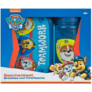 Undercover Paw Patrol set lunch box and water bottle