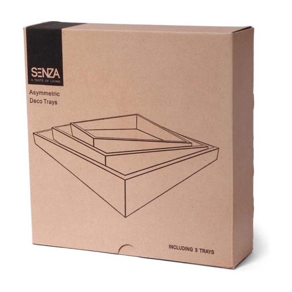 No brand senza trays blue 30 cm set of 3