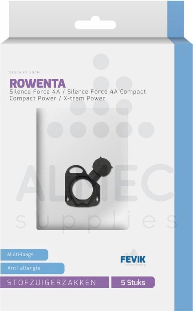Fevik -Staubsauger -Taschen Rowenta Silenceforce Xtrem
