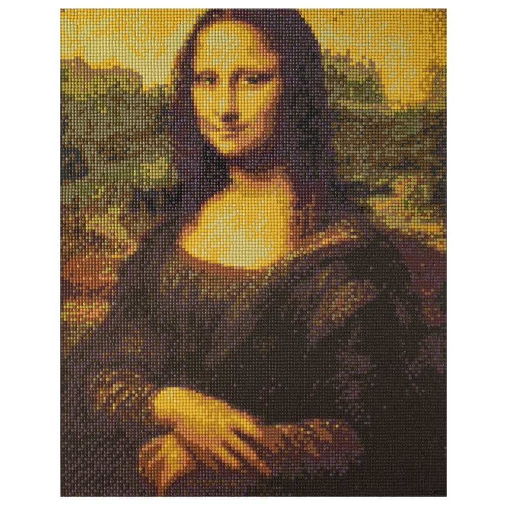 Sensaciones de artesanía Pintura de diamantes Mona Lisa 40x50 cm