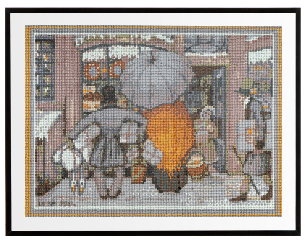Grafix diamond painting anton pieck shop window 40x50cm