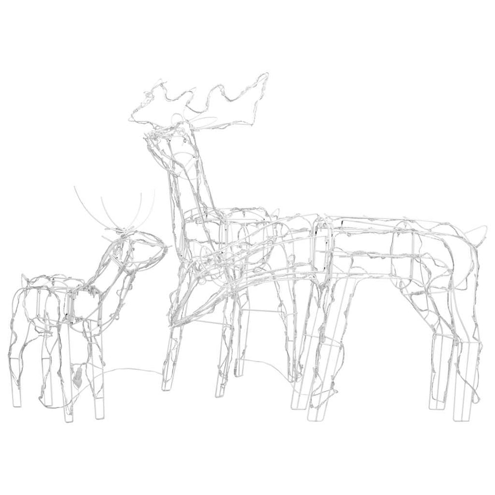 Vidaxl 3-piece Christmas lights reindeer 229 LEDs